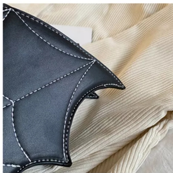 PU Batwing Spiderweb Crossbody Bag - Picture 16 of 16